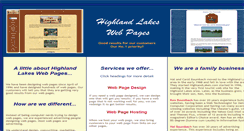 Desktop Screenshot of highlandlakeswebpages.com